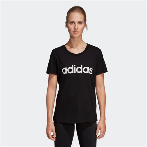 schwarzes adidas shirt sport damen|Shoppe schwarze adidas T.